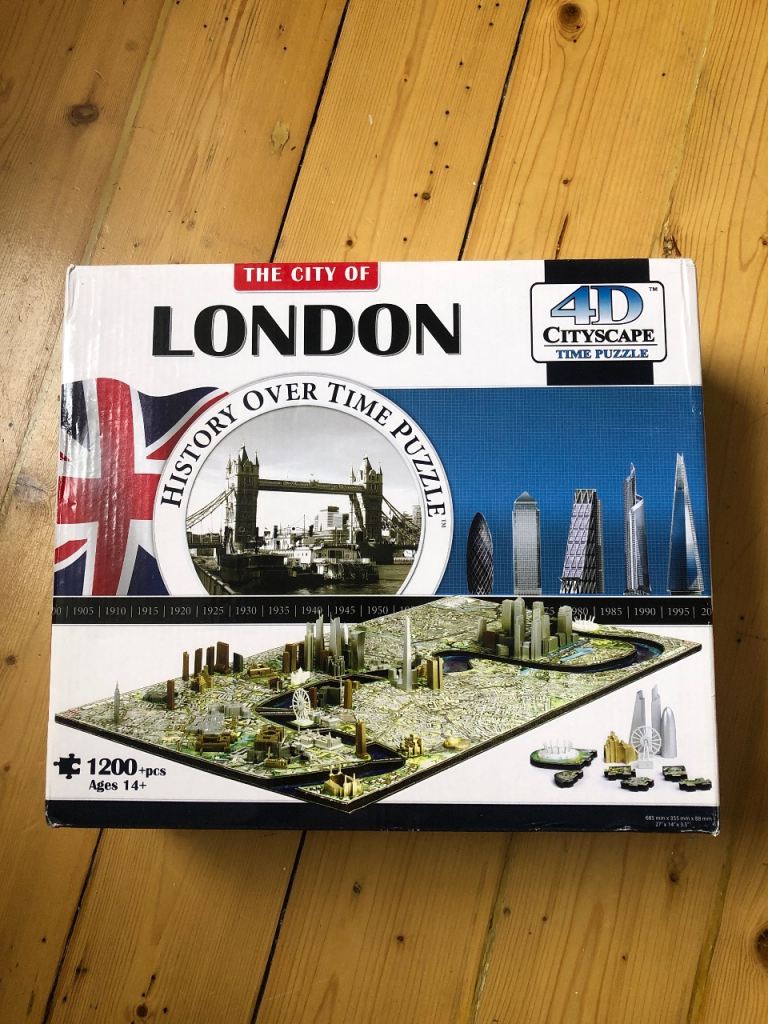  4D  London History Over Time Puzzle 1200+ Pieces