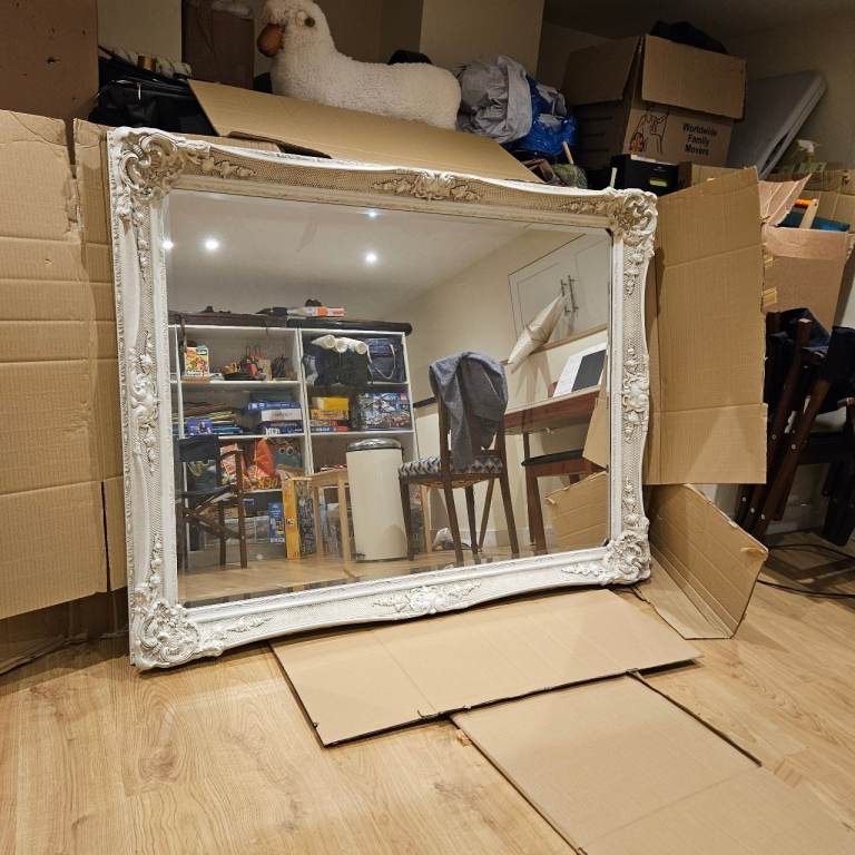 Large gilt mirror