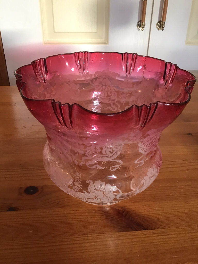 OIL LAMP  DUPLEX VICTORIAN