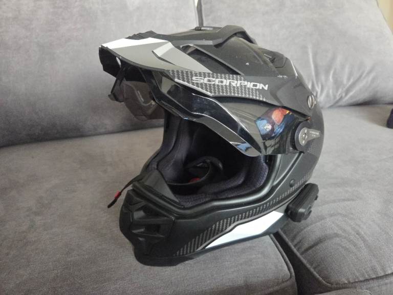 Scorpion adf9000 helmet and cardo comms