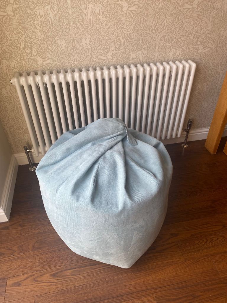 Light blue bean bag