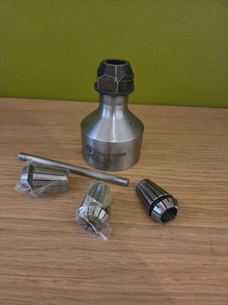 Axminster woodturning lathe Junior chuck 701005 ER20 collets wood turning 