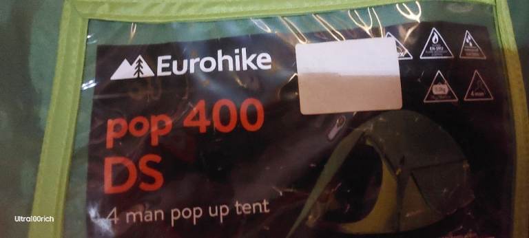 Eurohike Pop 400DS Pop up Tent