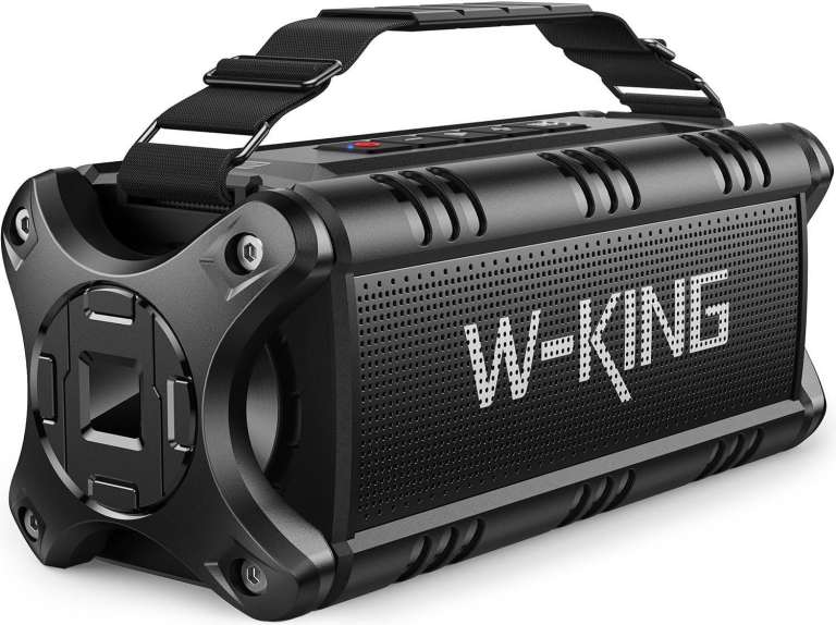 Bluetooth Speaker, W-KING 90W Peak 50W RMS Speakers Wireless Bluetooth 5.0