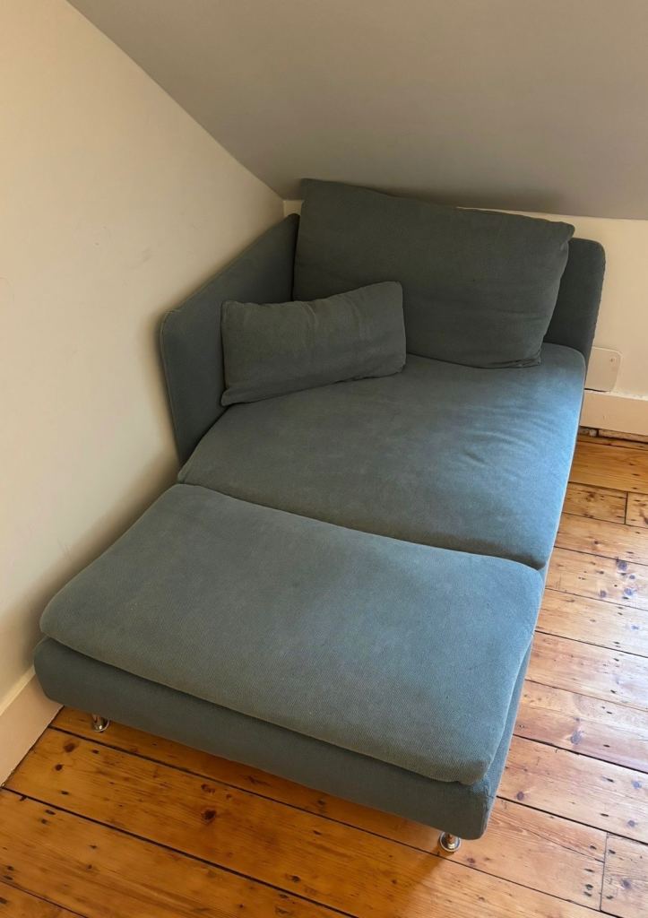 IKEA SÖDERHAMN modular sofa / Chaise Lounge / Chaise Sofa Section - Teal colour 