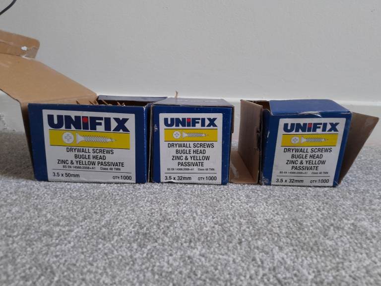 Unifix Drywall Screws Bugle Head 3.5 x 32 & 3.5 x 50