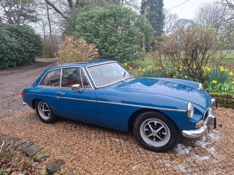 Teal Blue MGB GT
