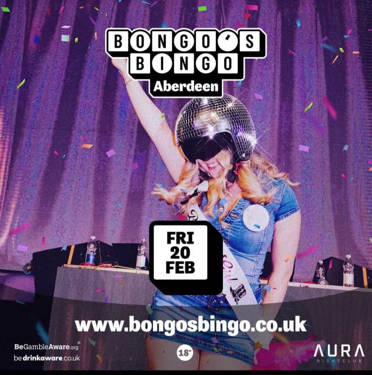 Bongo bingo Aberdeen tickets x 3