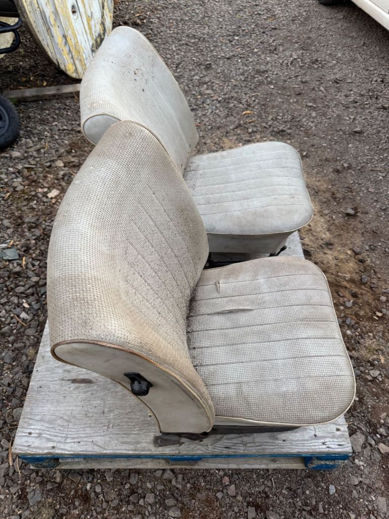 1970s 1300cc Classic VW Beetle Interior Front and Rear Seats
