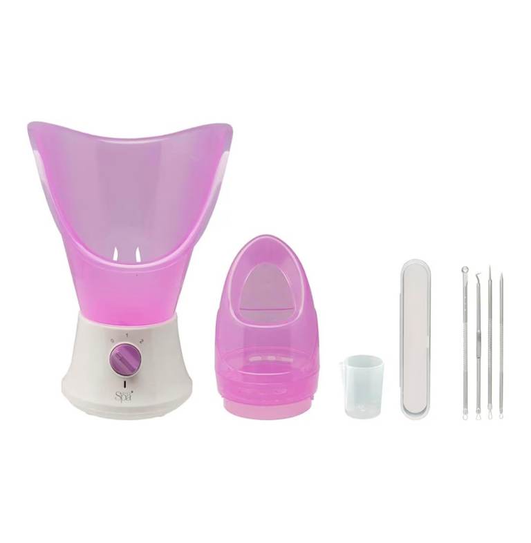 Sensio Spa Facial Steamer & Nasal Inhaler with Aromatherapy Pod & 4 Piece Beauty Tools Set, Face 