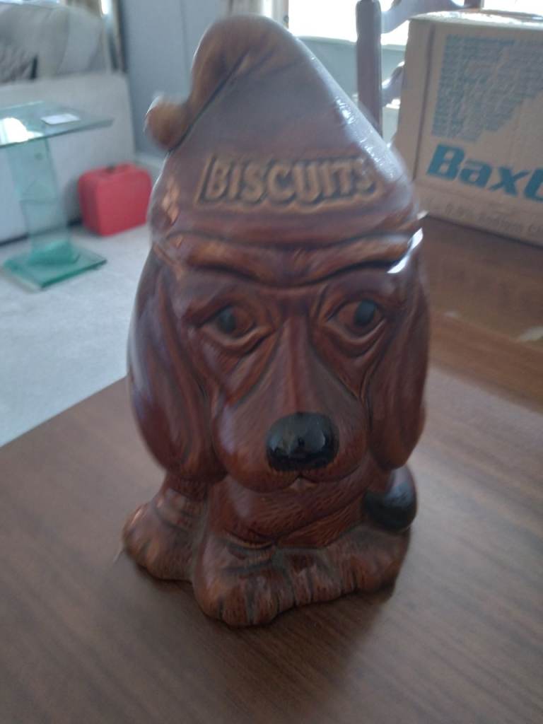 Ceramic Dachshund Dog Planter / Ornament – Brown