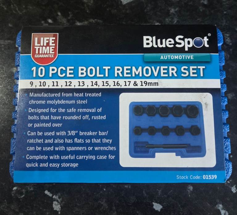 10 piece bolt remover set