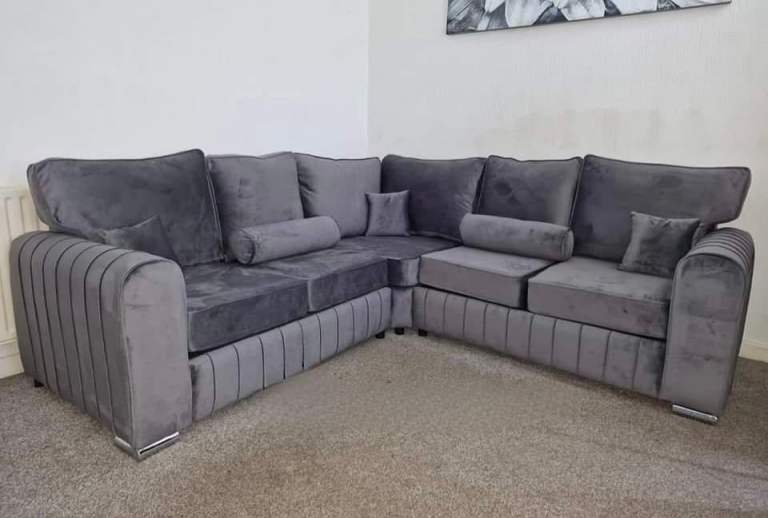Corner sofa grey ~ corner sofa cream