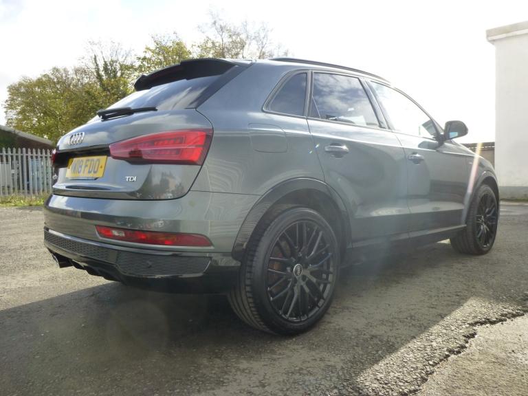 AUDI Q3 AUDI Q3 2.0 TDI 150 BHP QUATTRO BLACK EDITION EURO6 ULEZ SUV 2018