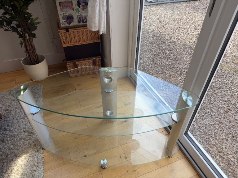 Tempered glass TV stand FREE