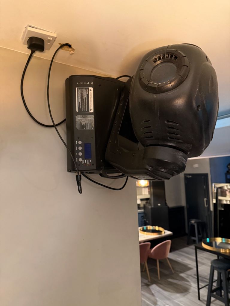 Working Wall-Mounted Disco Light - Good Condition