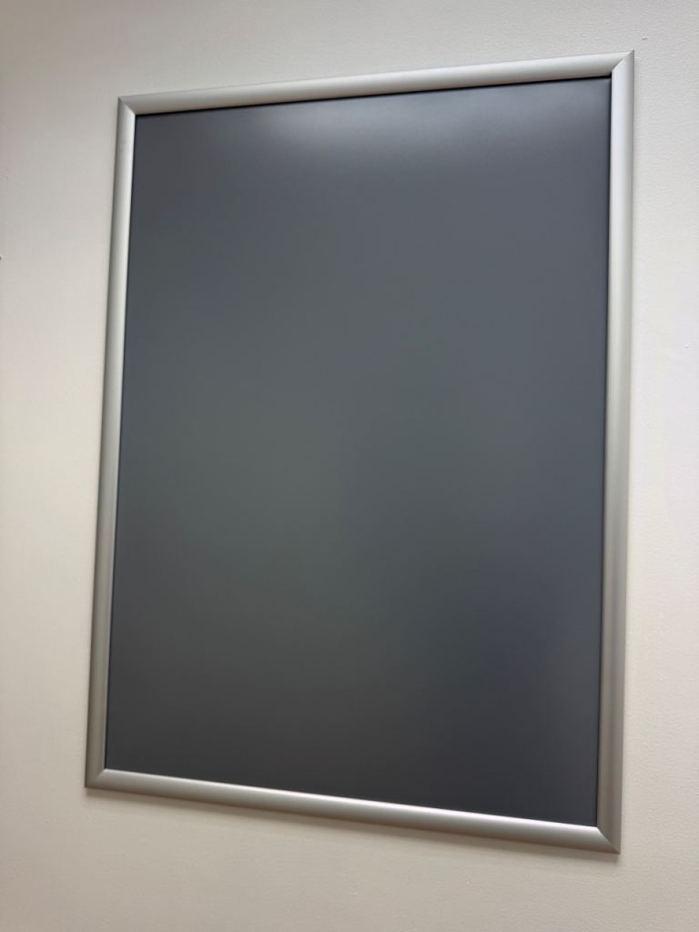 A1 SNAP FRAME Poster Display - Grey, Good Condition