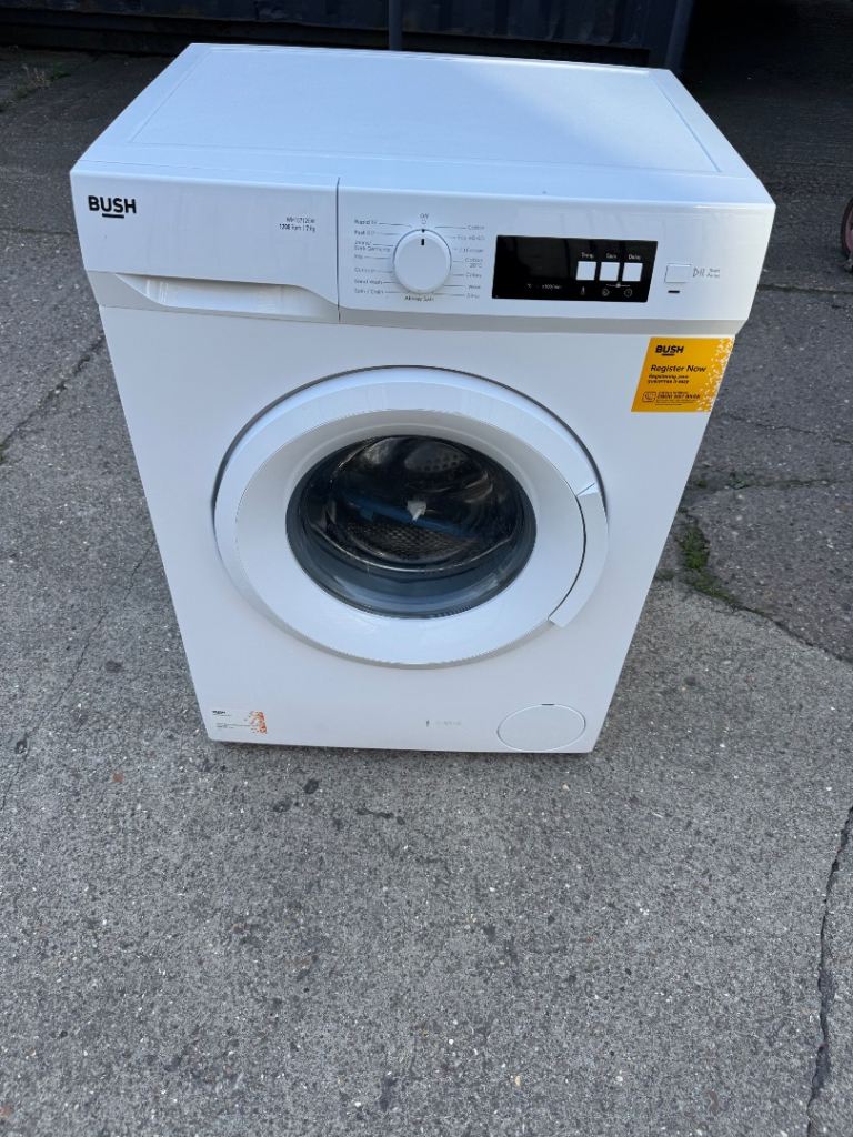 Bush Washing Machine 7kg White 