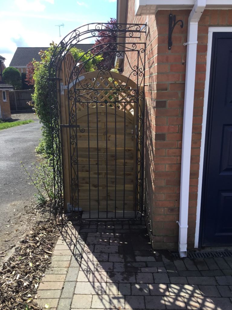 Wrought Iron Garden Gate