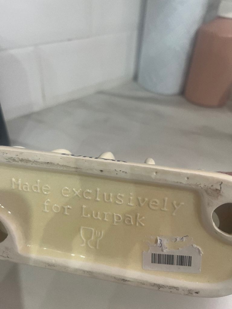 Lurpak Butterman Toast Rack – Cream Ceramic, Good Condition