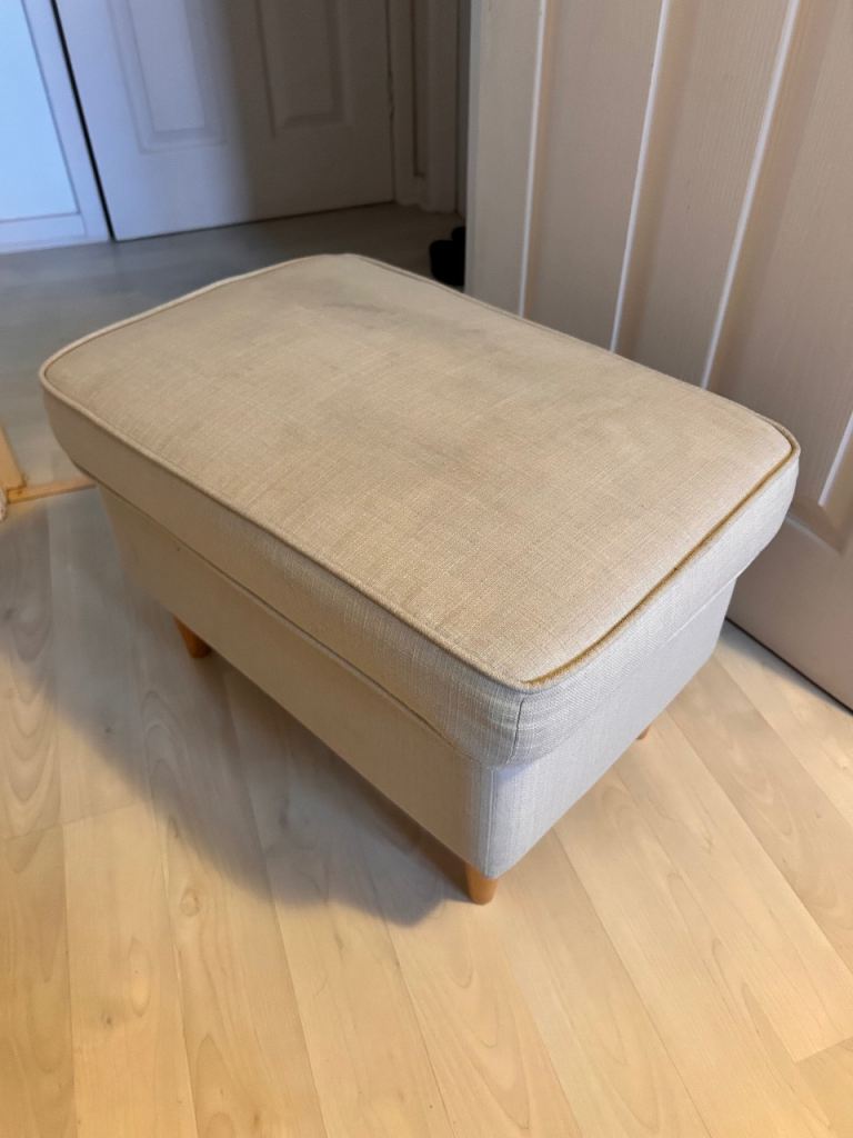 IKEA Strandmond light grey stool