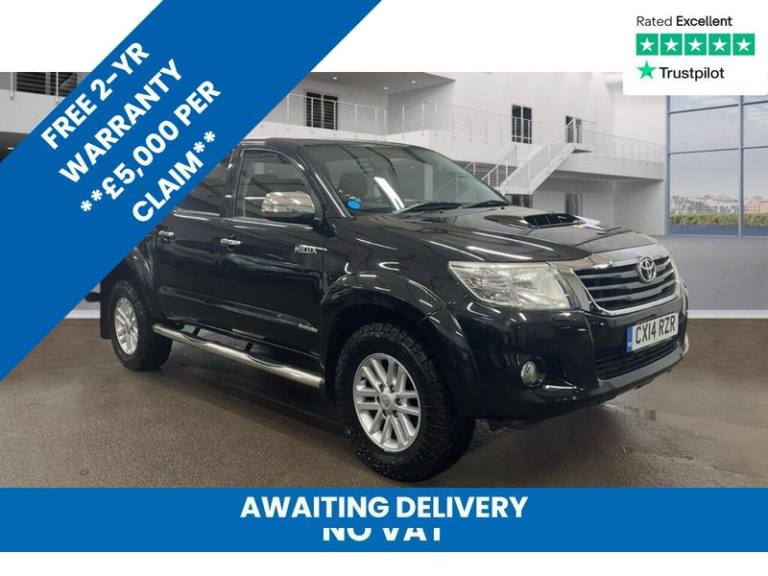 2014 Toyota Hilux Invincible D/Cab Pick Up 3.0 D-4D 4WD 171 Auto PICK UP DIESEL Automatic