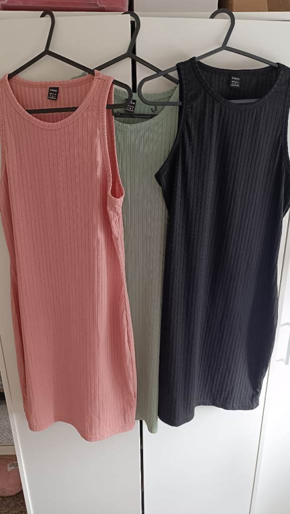 Shein dresses size M, but it's S size in my opinion