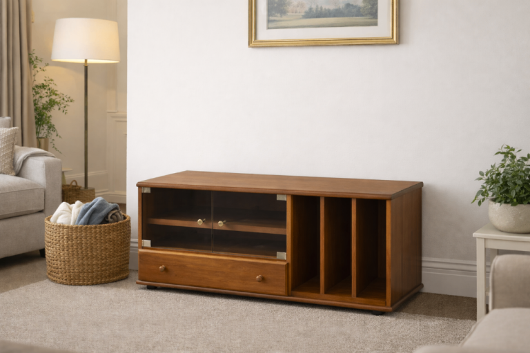 Solid Wood TV Unit / Media Console