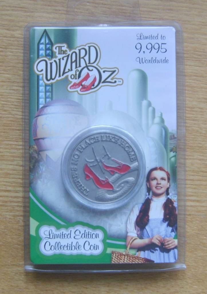 Wizard of Oz limited edition collectable coin.