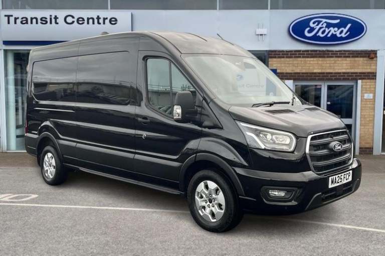 2025 Ford Transit 350 Limited L3 H2 LWB Medium Roof FWD 2.0 EcoBlue 165ps Manual Panel Van Diesel...