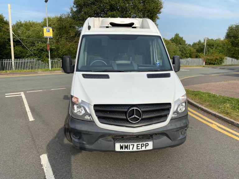 Mercedes Sprinter Fridge (-1C) ULEZ Euro 6 Lwb 2017 152k miles Mot,No Vat.