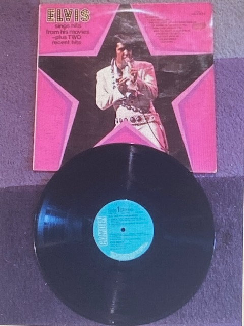 Elvis 12" Vinyl Record 'Elvis Sings Hits From His Movies' **VGC**
