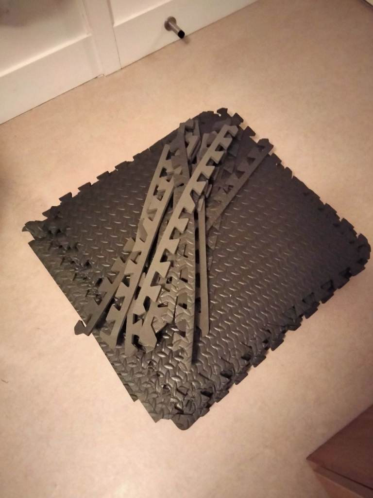 image for Soft Foam Exercise Floor Mats x10