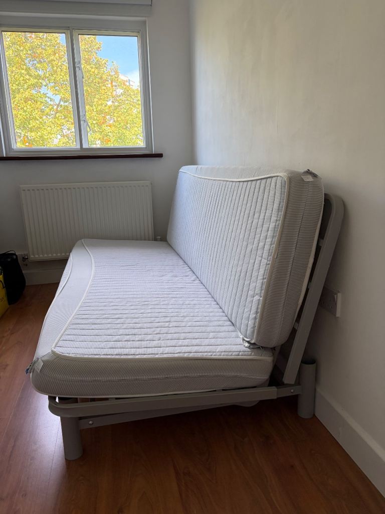IKEA Double Sofa Bed - Foldable Frame and Mattress