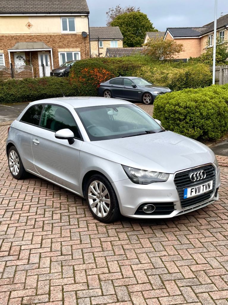 2011 AUDI A1 1.4 TFSI SPORT AUTOMATIC S TRONIC HATCHBACK START/STOP SILVER