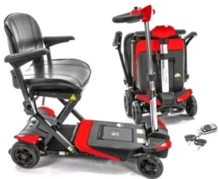 AUTO FOLD travel solax mobility scooter can deliver today 