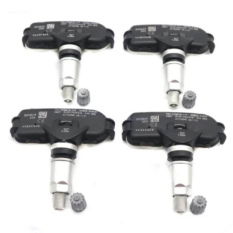 4x Tyre Pressure Sensors TPMS For Hyundai i40 IX35 Kia Rio Sportage 52933-3V600 