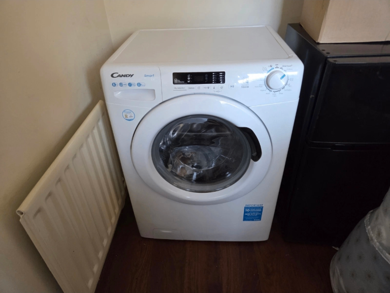 Candy Smart Washing Machine - 8kg, 1400 Spin, White