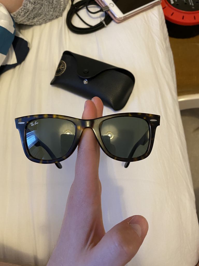 Roy Ban wayfarer sunglasses women