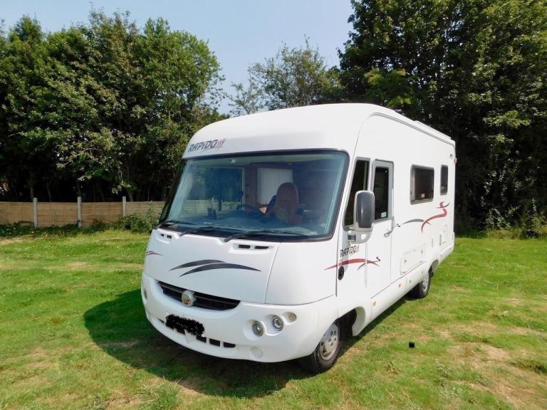 Rapido 927F Luxury 4 Berth Motorhome with 4 x Seat Belts. Fiat 2.8 Hdi with Spac