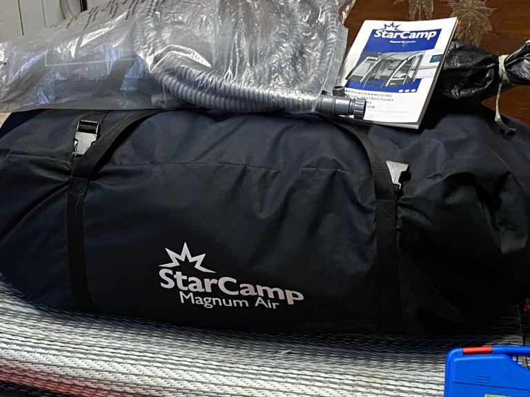 Caravan porch air awning