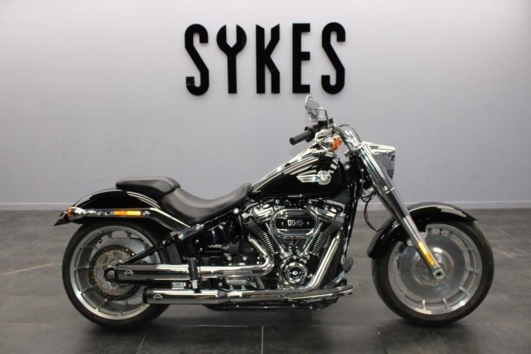 2022 Harley-Davidson FLFBS Softail Fat Boy 114 in Vivid Black