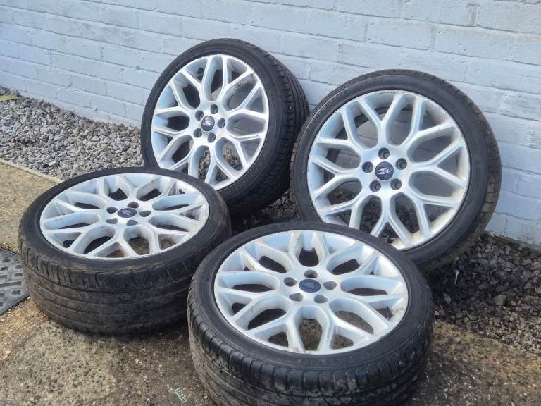 🌟Genuine Ford Snowflake 18 inch alloy wheels 5x108 With TYRES 7M++ FORD FOCUS MONDEO CONNECT 