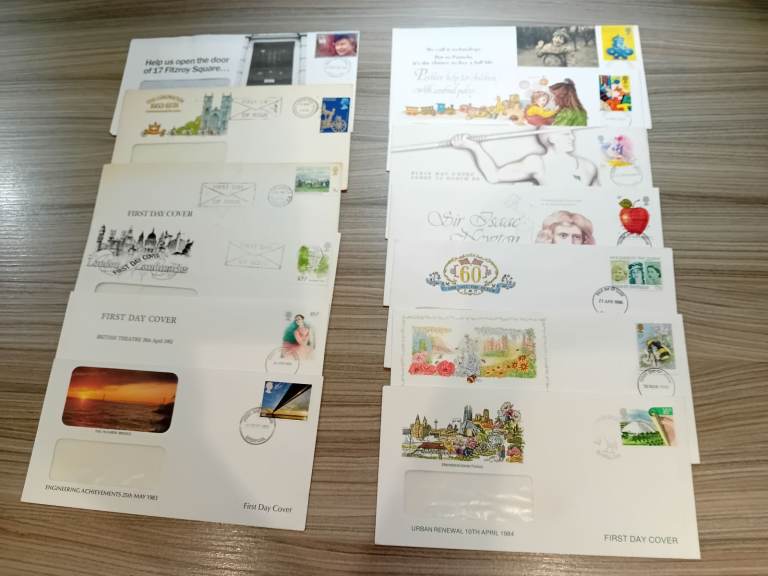 13 x Royal Mail First Day Cover Stamps