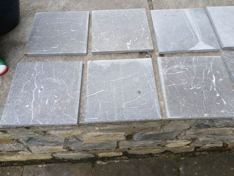 8 new  italian grey tiles 