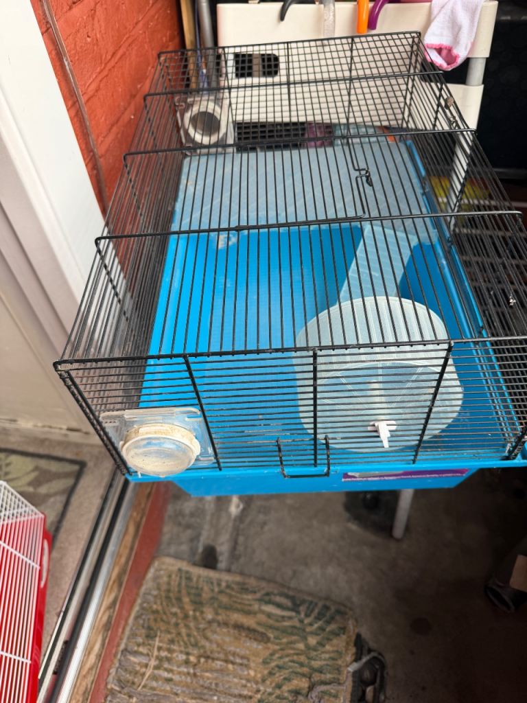 Large Pet Cage / Hamster Cage with Accessories