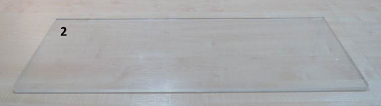 Clear Retail Plexi Glass Display Shelves 