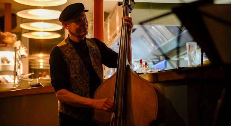 Double bass player available. 