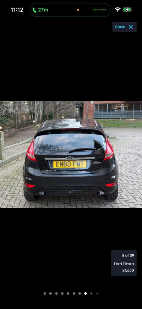Ford, FIESTA, Hatchback, 2011, Manual, 1388 (cc), 5 doors