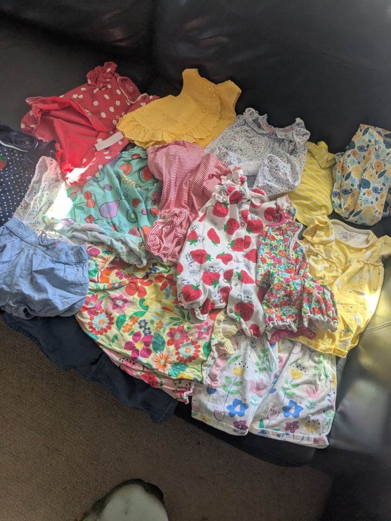Baby girl clothes 6+ months